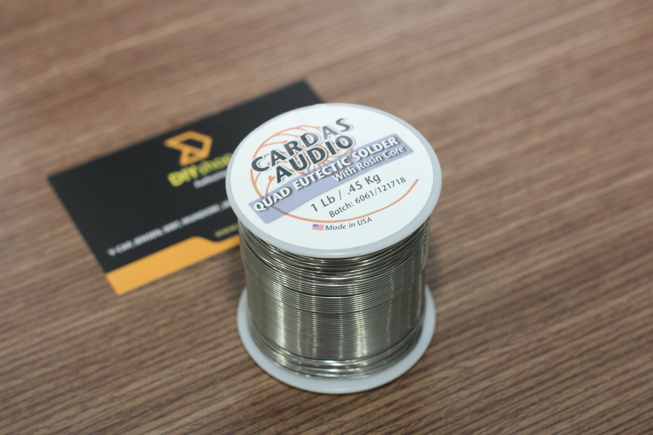 Cardas Audio Quad Eutectic Silver Solder - .032 Dia With Flux Packet - 10 Feet